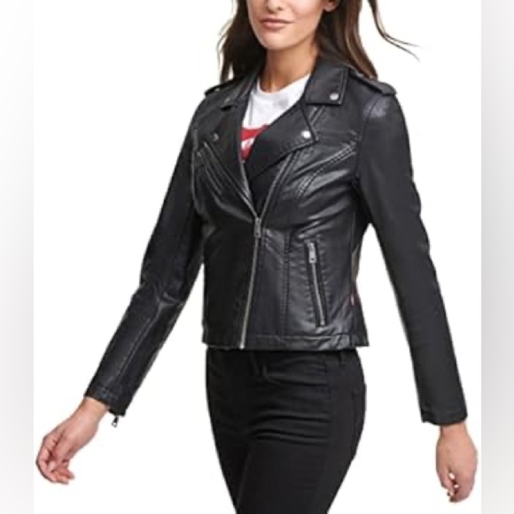 Levi's Women's The Classic Faux Leather Motorcycle Jacket